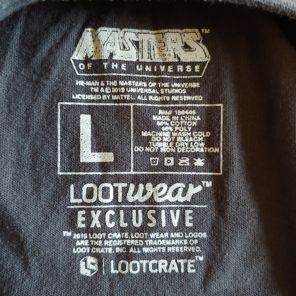 Lootwear Masters Of The Universe T-Shirt Gray Short Sleeve Size Large - Picture 8 of 9